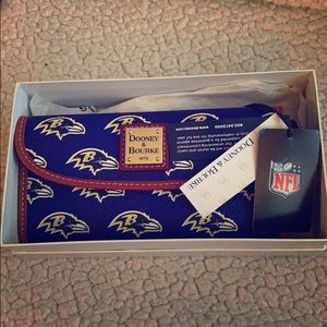 Dooney & Bourke Baltimore Ravens leather wallet